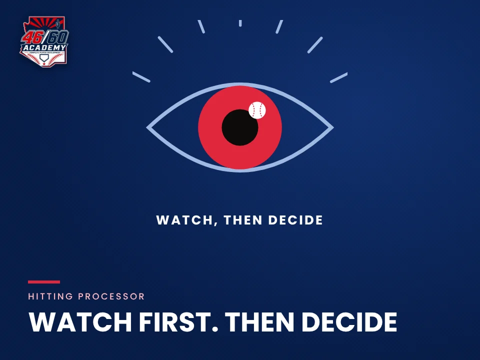 Watch first. Then decide: Backspin Jr. teaching graphic from 46/60 Academy