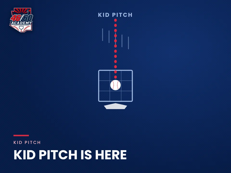 Kid pitch is here: hitting tips for the first season: Backspin Jr. teaching graphic from 46/60 Academy